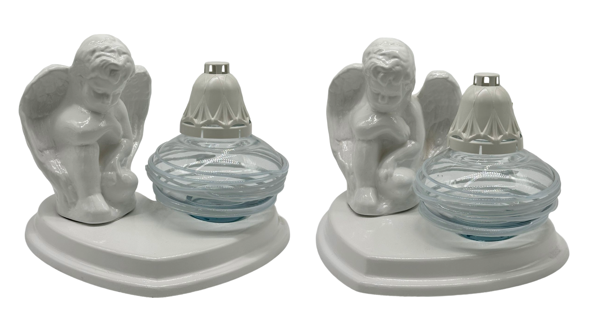 Aniołek Ceramiczny Serce Owijka