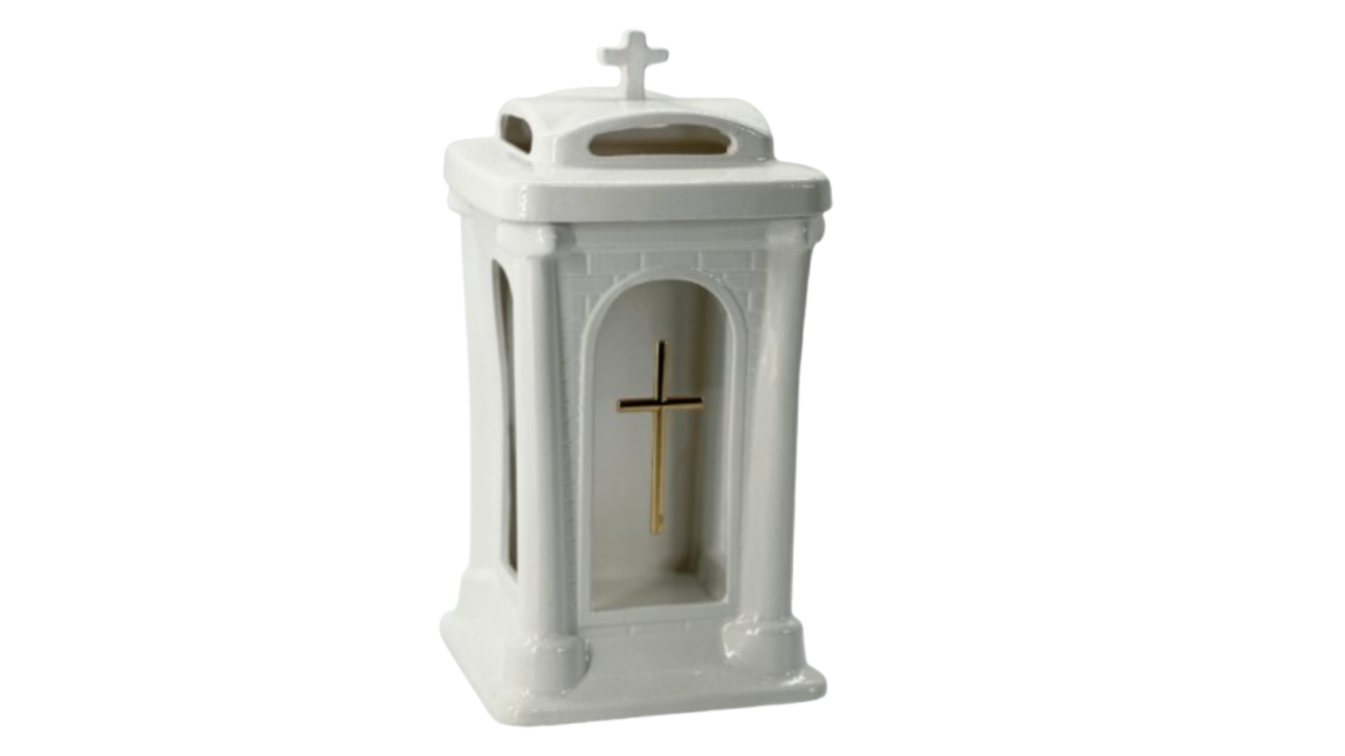Znicz Ceramiczny "BRICO" Biały
